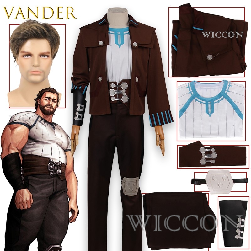 Anime Merchandise Men - BGame Arcane Vander Cosplay Costume Uniform