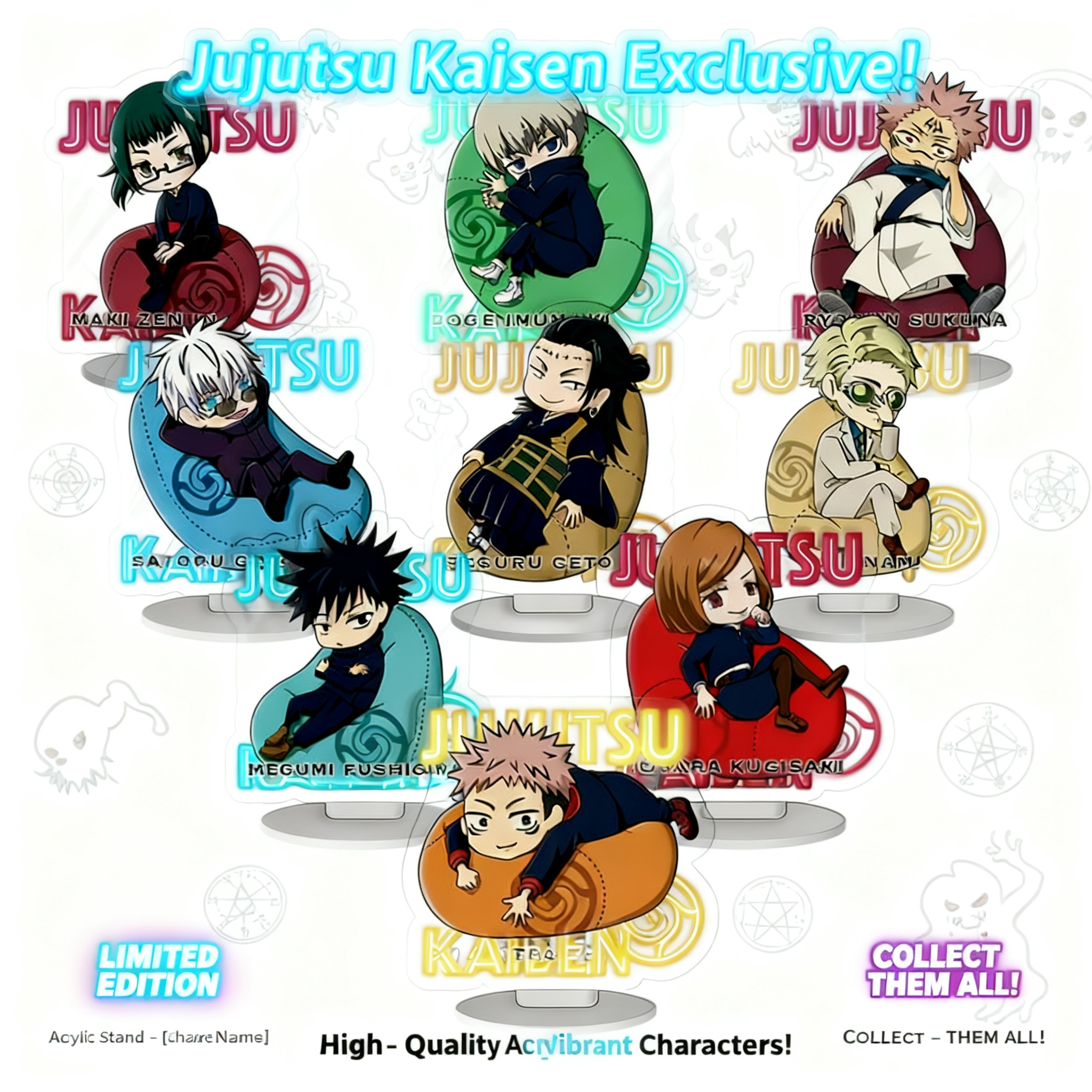 Anime Jujutsu Kaisen Merchandise - Jujutsu Kaisen Yuji Itadori Megumi Fushiguro