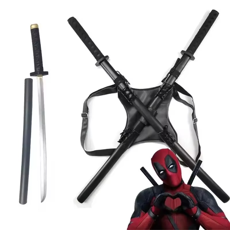 Cosplay Prop Sword - 2025 New 61cm Deadpool Katana PU