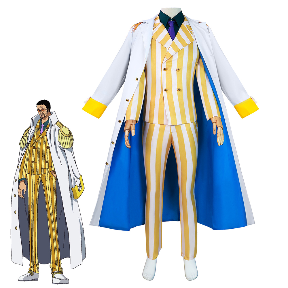 Anime Merchandise Men - Anime One Piece Borsalino Navy Uniform