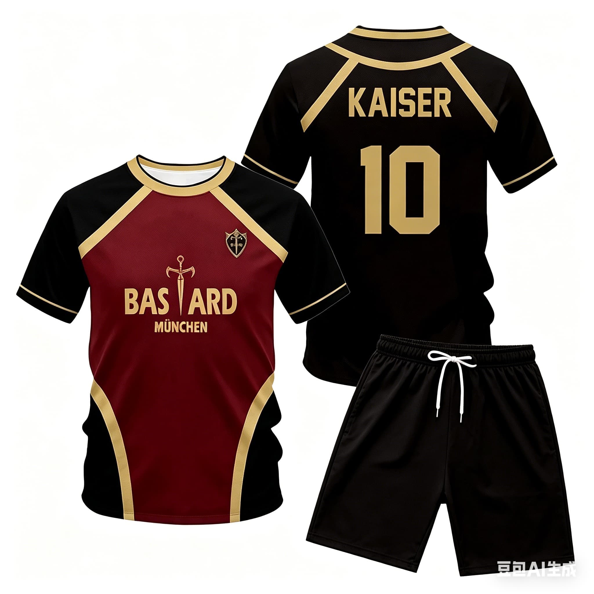 Merchandise Anime - Anime Kaiser Jersey Set Japanese Anime