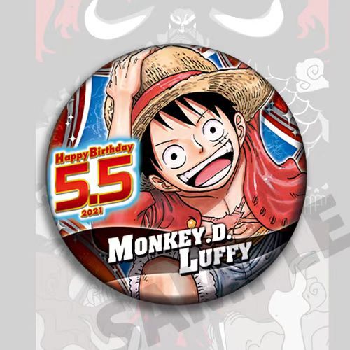 One Piece Anime Badge Set Luff - Anime Convention Merchandise recensie en prijs