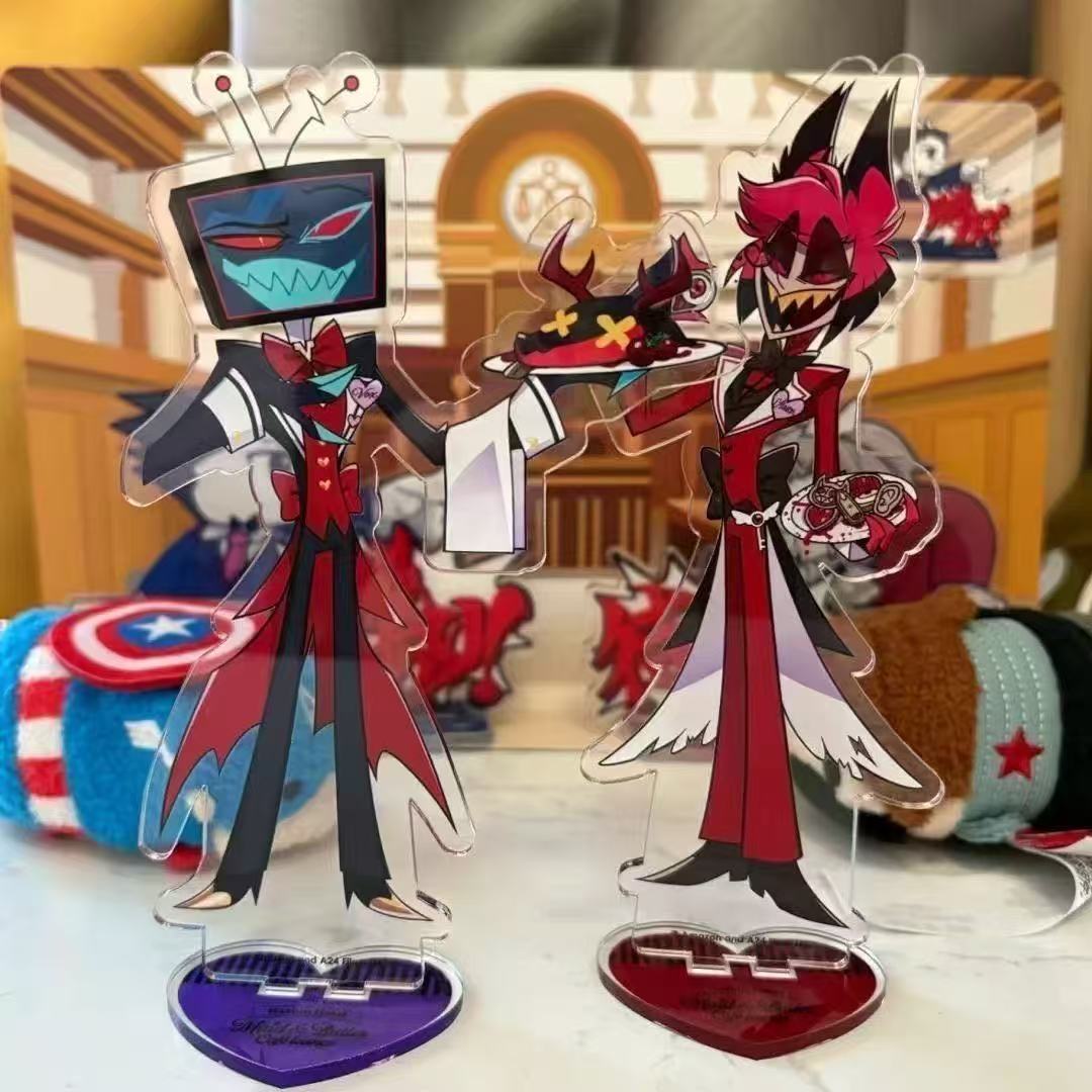 2pcs Hazbin Anime Peripherals  - Merchandise Anime recensie en prijs