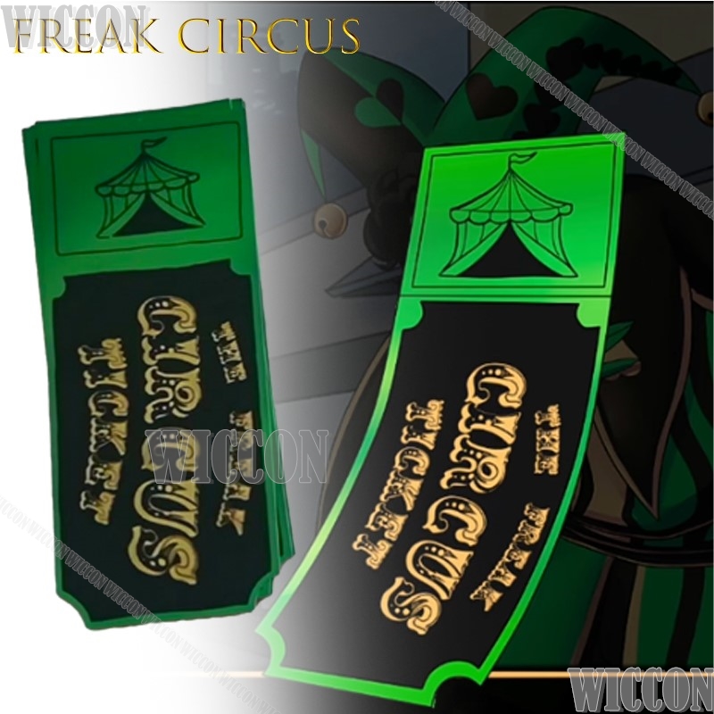 Freak Circus Ticket Card Red G - Anime Merchandise Usa recensie en prijs