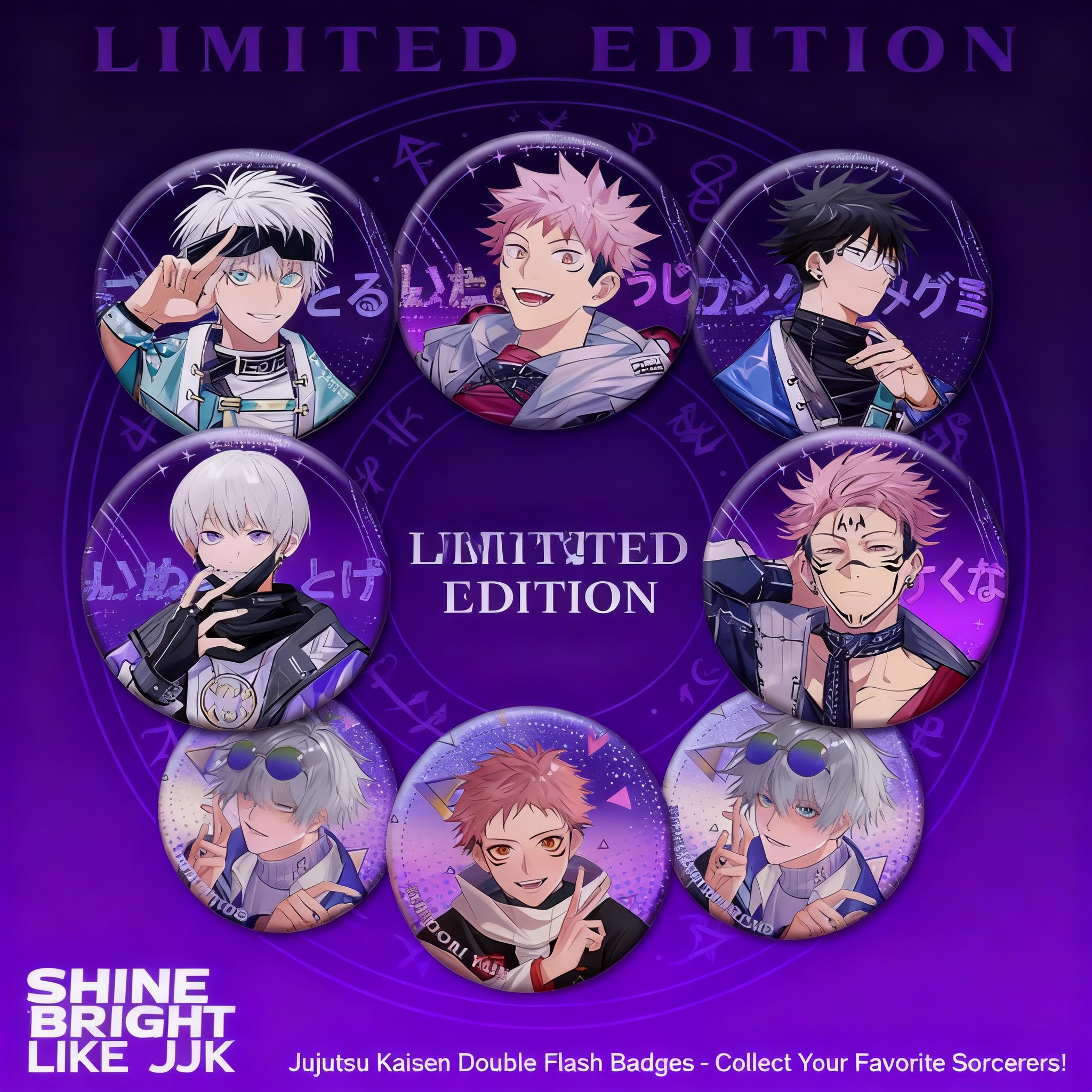 Anime Badge Set Jujutsu Kaisen - Anime Jujutsu Kaisen Merchandise recensie en prijs