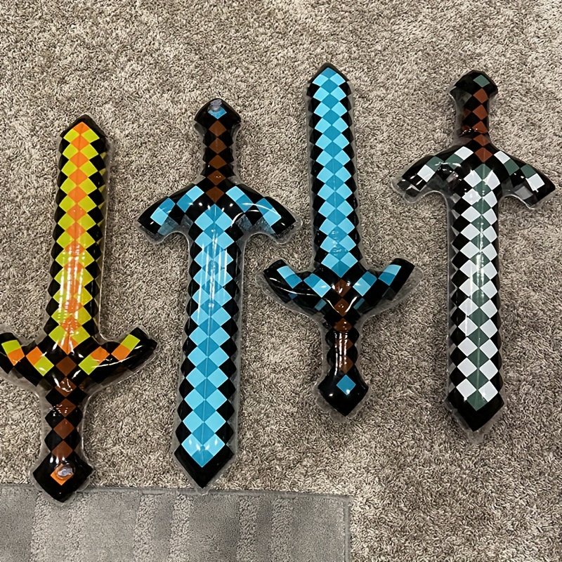 3Pcs Pixel Style Inflatable Sw - Cosplay Prop Sword recensie en prijs